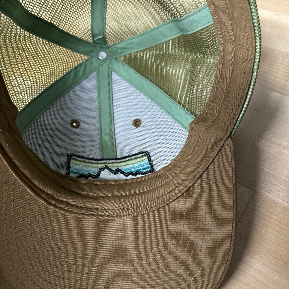 Patagonia Brown Cap with Blue, Green & Yellow Patch - Picture 7 of 7
